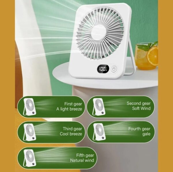 VENTILADOR RECARGABLE USB