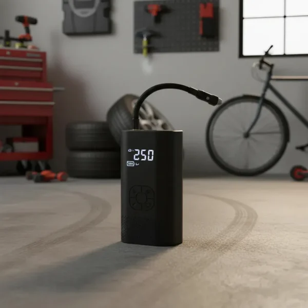 Inflador de Neumáticos Portátil Lambotech con Pantalla Digital para Auto