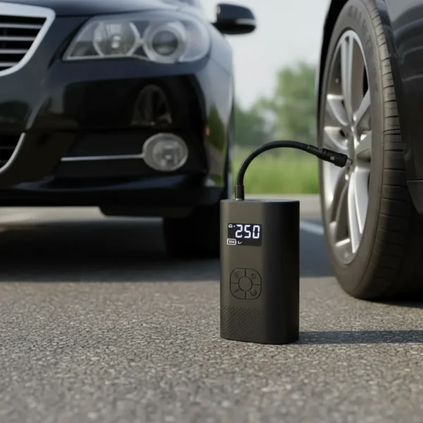 Inflador de Neumáticos Portátil Lambotech con Pantalla Digital para Auto